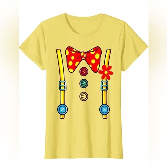 Halloween Bundle Clown Circus T-shirt's, Pom Pom headband and Derby Hat - Picture 3 of 9